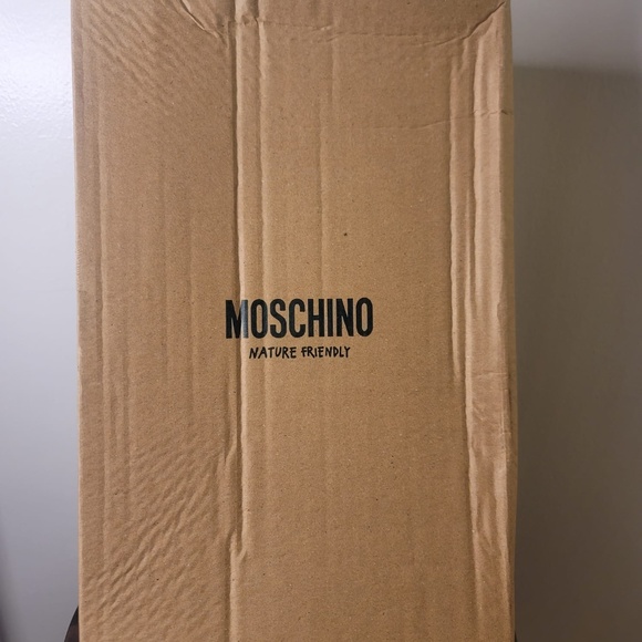 Moschino zippered logo-tape sneakers Green (Chartreuse) + Black Men's Size 44 - Picture 6 of 6